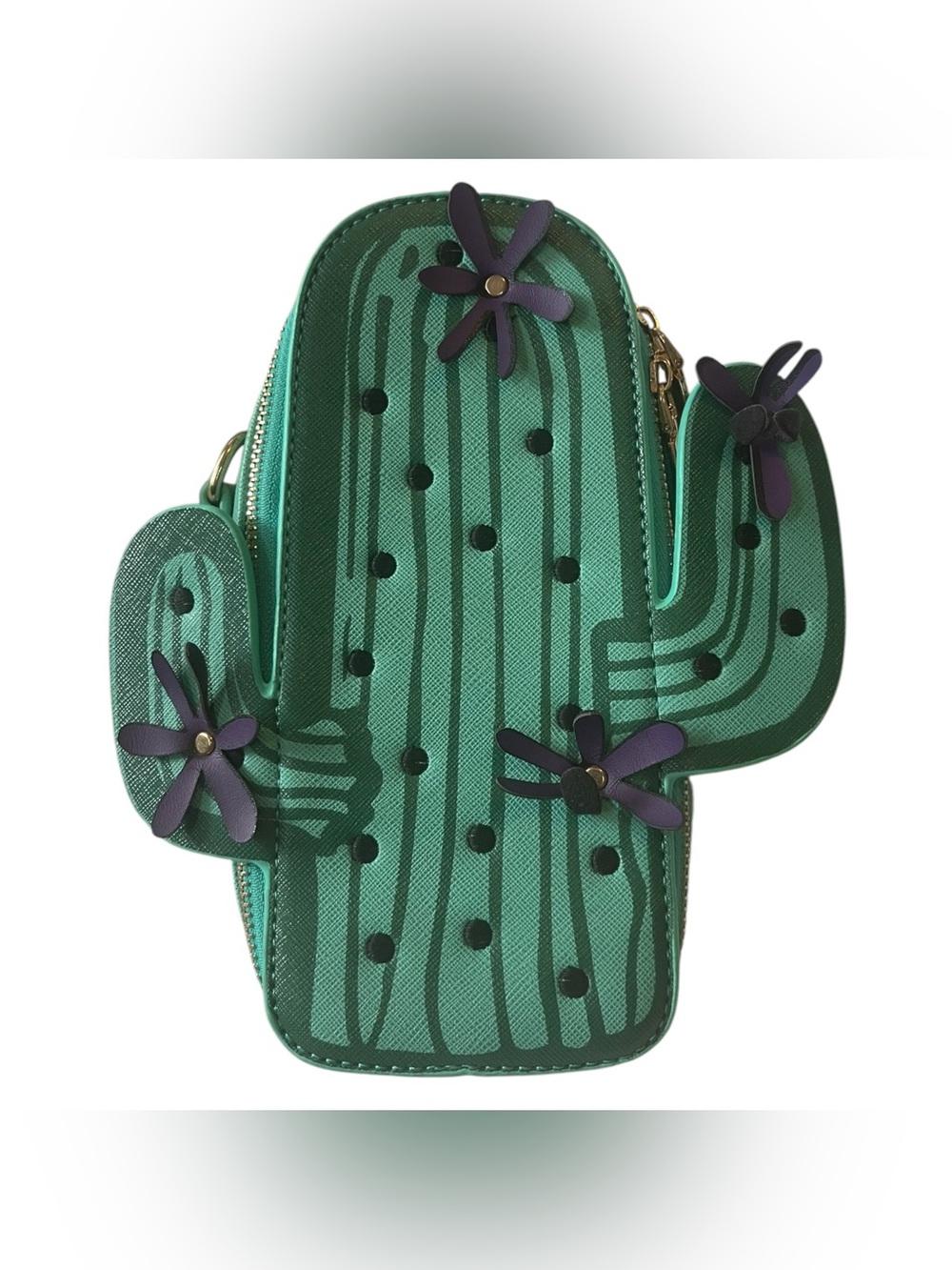Cactus-Shaped Mini Crossbody Bag